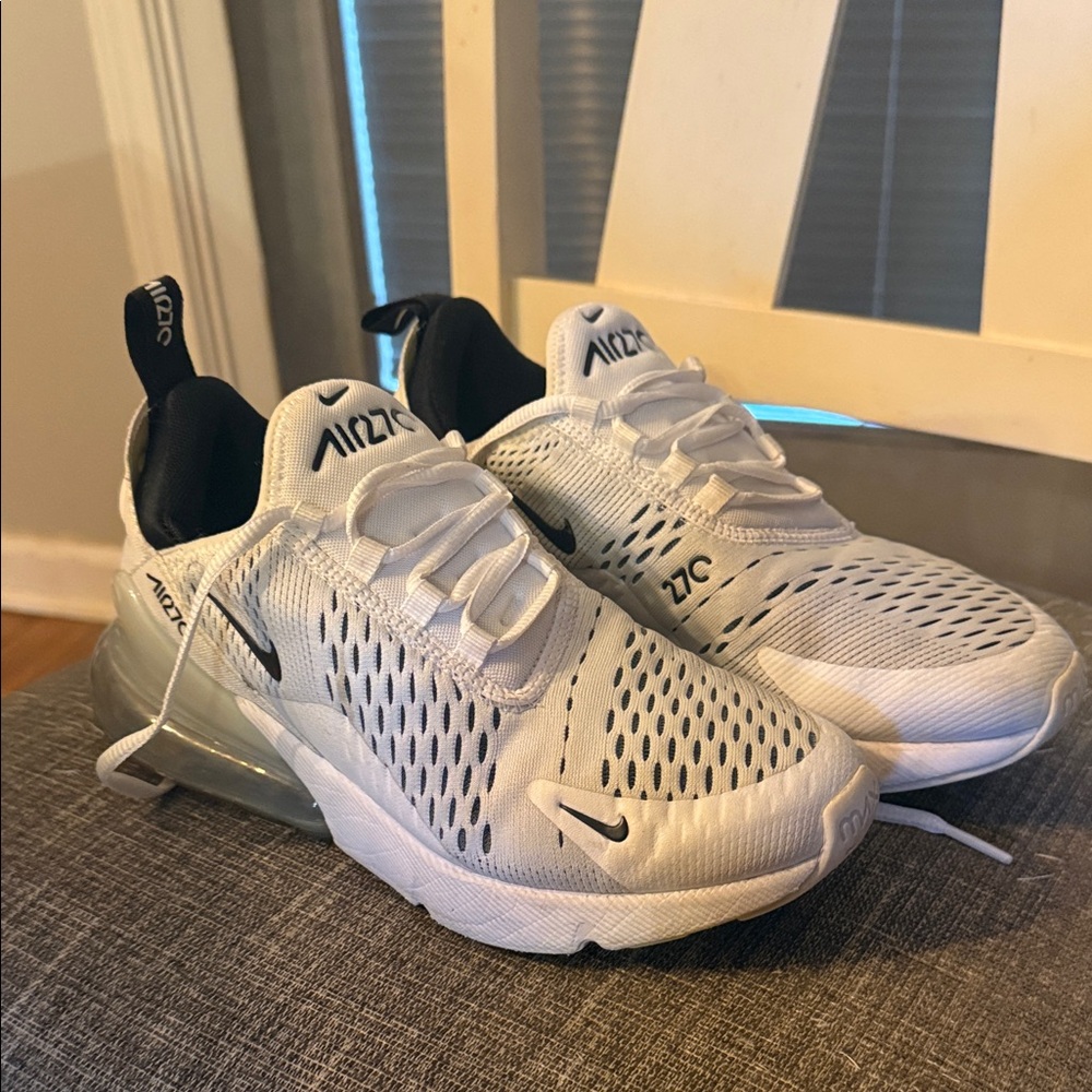 Nike Air Max 270 White and Black Women’s Sneakers